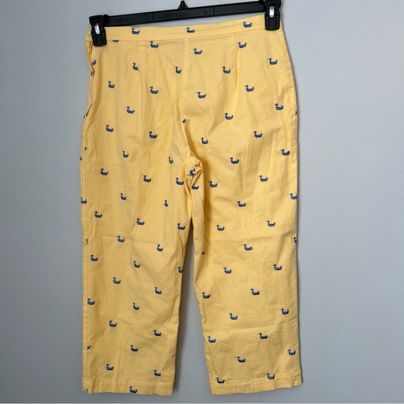 Duck Head Yellow Capris with Blue Accents - Picture 5 of 8